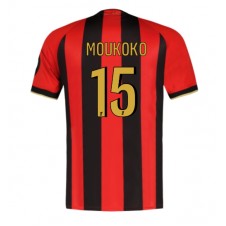 OGC Nice Youssoufa Moukoko #15 Hjemmedrakt 2024-25 Kortermet